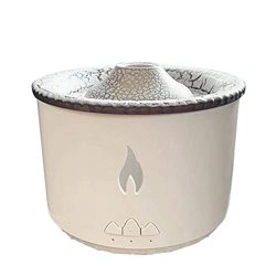 ATACT Humidificador de Llama 3D, Difusor de Aroma de Aceite, Humidificador de 350ML para Sala de Estar, Oficina, Fragancia, Calmante, SueñO, Atomizado en oferta
