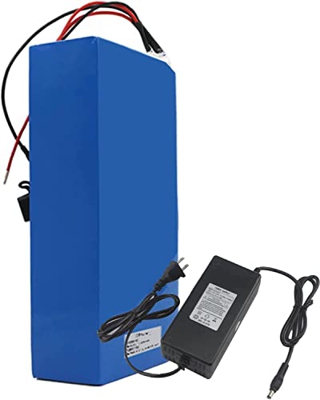 stdpcxz Batería De Bicicleta Eléctrica De 60V 18Ah 20Ah, Paquete De Batería De Litio para Bicicleta, con Cargador Y BMS, para Motor De 200W - 1200W 60
