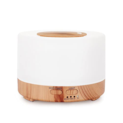 GATASE Humidificadores Control Remoto de automóvil Máquina de aromaterapia Creativa Humidificador de Grano de Madera for Madera cilíndrica 30 0 ml Gra en oferta