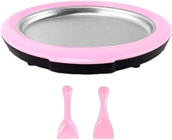 BOLYUM Máquina de Yogur Agitado,Máquina para Hacer Helados en Rollo,máquina para Hacer Helados instantáneos, con 2 espátulas, Mini máquina para Hacer  en oferta