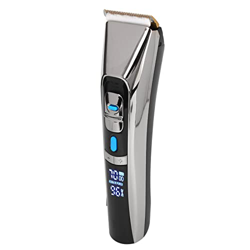 Cortapelos Eléctrico para Peluquero, Recortador de Pelo Eléctrico Recargable por USB Negro, Establo Alimentado por Litio para Cabello características