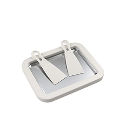Yolispa Molde para hacer helados con placa fría instantánea con 2 espátulas para cocinar en el hogar, hacer helado enrollado, yogur congelado en oferta