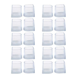 Healifty protector de tacón alto tapones de tacón transparentes tapas de punta de repuesto para zapatos de tacón alto zapatos de baile stiletto latin  características