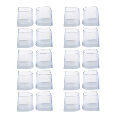 Healifty protector de tacón alto tapones de tacón transparentes tapas de punta de repuesto para zapatos de tacón alto zapatos de baile stiletto latin 