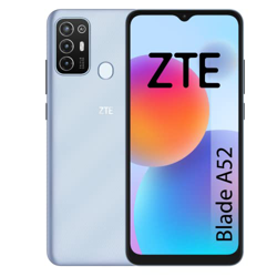 ZTE Blade A52 - Smartphone 6,52" HD+, 2GB RAM, 64GB Almacenamiento, Batería de 5000 mAh, Lector de huellas, Triple cámara 13MP, Azul características