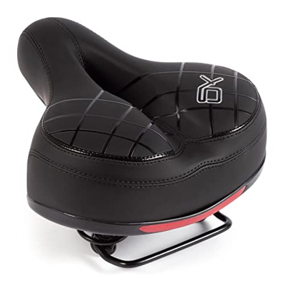 Asiento de silla de montar de gel para bicicleta de gran tamaño, extra cómodo y deportivo