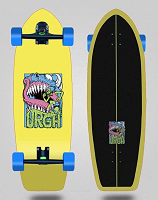 Urgh Cruiser Skate Skateboard Trucks 180mm Monster Yellow 31 Fat Tail