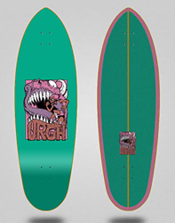 Urgh monopatin Skate Skateboard surfskate Deck Tabla Monster Green 32.5 precio