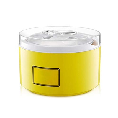 Mini Ice Cream Maker Cartoon Fried Ice Machine Fried Yogurt Machine Pan Home Stir Yogurt Machine with 2s Fried Ice Shovel (Color : A)