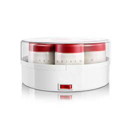 Ice Cream Maker Automatic Frozen Yogurt and Sorbet Machine BPA-Free with Timer Function en oferta