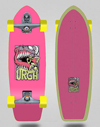 Urgh surfskate with T12 Surf Skate Trucks Monster Pink 31 Fat Tail precio