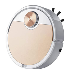 2200pa Automatic Suction Robot Vacuum Cleaner Super Quiet App Control for Floors/Tiles/Pet Hair/Household Cleaning Silver (Gold) en oferta