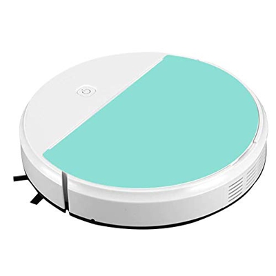 Smart Sweeping Robot Cleaner 3-in-1 Smart Sweeping Robot Strong Suction Vacuum Cleaning Home UV Cleaning Sweeper for Floor and Pet Hair Blue (Green)