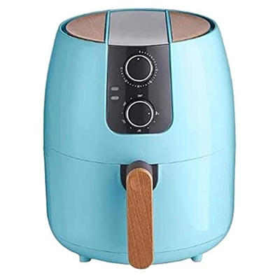 Air Fryer for Home Use 4.5L Air Fryer with Hot Air Circulation Economy Multi Function Oil Free Low Fat Oven Cooking Adjustable Temperature Dual Knob C
