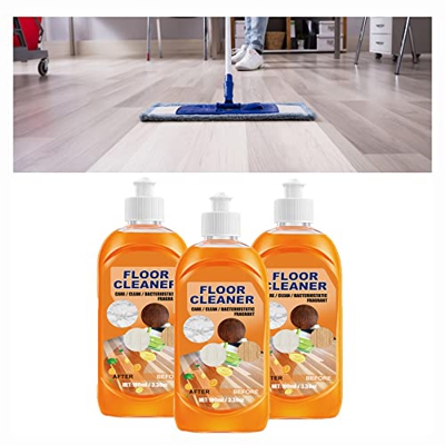 XIRUJNFD Powerful Decontamination Floor Cleaner, Laminate Floor Cleaner, Wood Floor Cleaner and Polish, Hard Surface Floor Cleaner, Marble Cleaner Mar