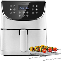 Air Fryer Oil-Free Large-Capacity Electric Air Fryer Oven with Preheating and Vibration Reminder Function Equipped with Digital Touch Screen and Non-S características
