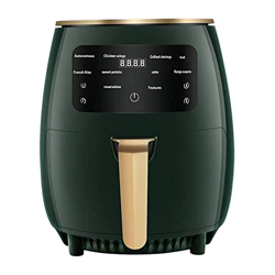 Air Fryer for Home Use 4.5Ly Cooking Air Fryer Multi-Function LCD Touch Screen Smart Home Electric Fryer Oi(Air fryers) (Red) (Green) en oferta