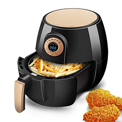 Air Fryer with Rapid Air Circulation Economy Frying Technology 30 Minute Timer and Adjustable Temperature Control for Healthy Oil Free or Low Fat Cook