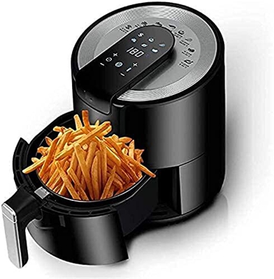 Air Fryer for Home Use 5.5L Large Family Size Electric Hot Air Fryers with 6 Presets LCD Digital Touch Scr(Air fryers)