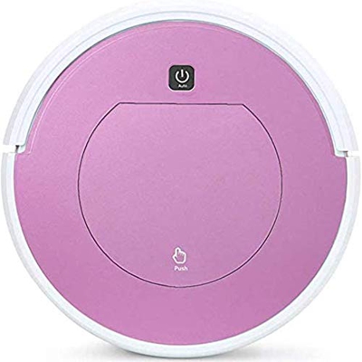 Automatic Intelligent Robot Vacuum Cleaner Strong Suction Silent Sweeping Machine for Home Pet Hair Blue (Pink)