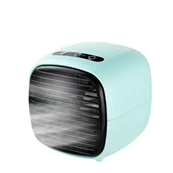 Portable Air Cooler Mini USB Air Conditioner 3 in 1 Small Air Conditioner Cooler and Humidifier for Home Office Kids Bedroom Blue (Blue) características
