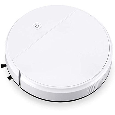 Smart Sweeping Robot Cleaner 3-in-1 Smart Sweeping Robot Strong Suction Vacuum Cleaning Home UV Cleaning Sweeper for Floor and Pet Hair Blue (White)