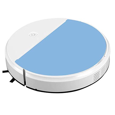 Smart Sweeping Robot Cleaner 3-in-1 Smart Sweeping Robot Strong Suction Vacuum Cleaning Home UV Cleaning Sweeper for Floor and Pet Hair Blue (Blue)