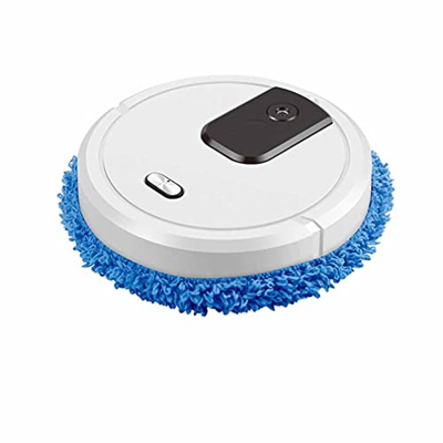 Robot Vacuum Cleaner 2 in 1 Double Use Wet and Dry Robot Vacuum Cleaner and Scrubber Dual Use Robot Cleaner for Up-to-Date Home Cleaning Black (White)