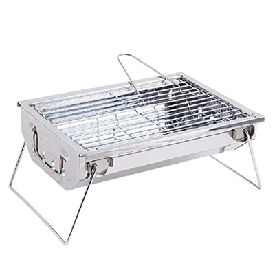 FMOPQ Foldable Charcoal Grill Portable BBQ Barbecue Grill Simple Barbecue Grill for Outdoor Cooking Camping Hiking (Color : A)