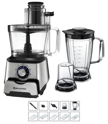 Müller Koch MK-6033 Procesador de Alimentos (1000W, 3,5L)
