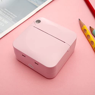 Impresora Termal inalámbrica Bluetooth de Lochimu Mini Pocket Bluetooth con 1 papel de impresión en rollo compatible con iOS y Android Portable Portab