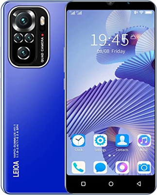 Teléfonos móviles Android baratos, JtQtJ Note10 SIM Free Smartphone Desbloqueado, 5,0 pulgadas, 4 GB ROM 32 GB de extensión, 5 MP Dual SIM, triple ran