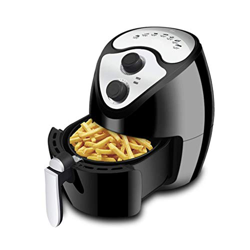 RHANA Freidora de Aire doméstica, máquina de Papas Fritas Multifuncional Inteligente sin Aceite y Baja en Grasa (Color : Black) (Black) Interesting Li características