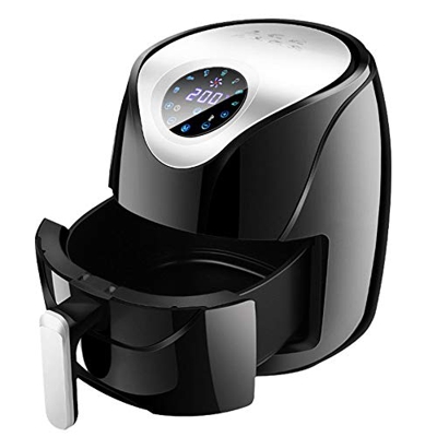 Freidora de aire Freidora de aire para el hogar 5.5L Pantalla táctil inteligente sin humos de gran capacidad Freidora eléctrica Freidora de gas Reempl