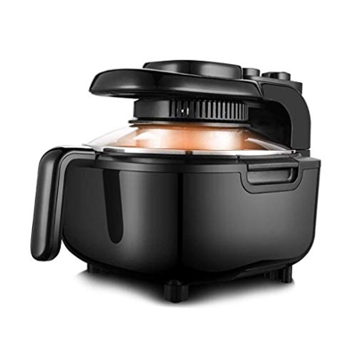 RHANA Freidora de Aire sin Aceite, 5 litros, 1100 W, con Control de Temperatura y Ventana Visible para Horno Timersmart, fácil de Limpiar Interesting 