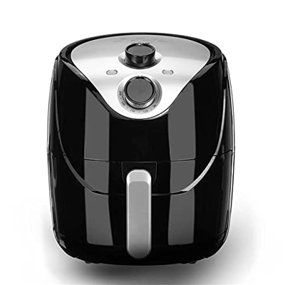 Freidora de aire 1500W 5.5L Freidora eléctrica de aire profundo LED Pantalla táctil Temporizador Control de temperatura para recalentar o asar (Color 