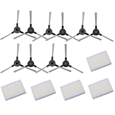 Fionana Herramientas de Limpieza Accesorios de Piezas 15 Piezas/Lote Robot Robot Pinceles de Aspirador Cepillo Lateral Ajustado para MIDEA VCR15 Apto 