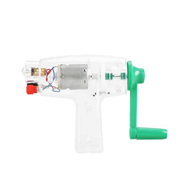 SARTTIVIS Generador de electricidad accionado por manivela de 6.3V Fuente de alimentación mecánica de emergencia, dinamo de manivela para demostracion precio
