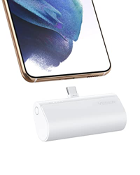 VEGER Mini Power Bank 5000mAhBatería Externa USB C Cargador Portátil Carga Rápida 20W PD Powerbank Compatible con Samsung Huawei Xiaomi Pixel etc (Whi precio