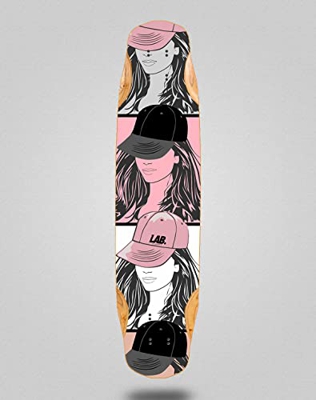 Lab Skate Skateboard Longboard Deck Mix Bamboo 38x8.45 Tom Boy