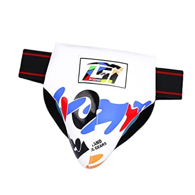Harilla Protector de Guardia Abdominal de Ingle para Niños, Soporte de Ingle Transpirable de Entrenamiento, para Boxeo de Artes Marciales Muay Thai MM