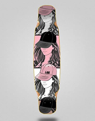 Lab Skate Skateboard Longboard Deck Mix Bamboo 46x9 Tom Boy