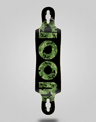 Lab Skate Skateboard Longboard Deck 40x9 Drop Icon Camo Black Green en oferta