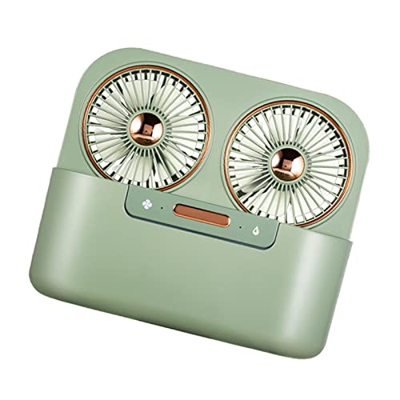 kowaku Ventilador de refrigeración de Aire Acondicionado, refrigeración 4000 mAh, Enfriador de batería, Ventilador de acondicionador silencioso para, 