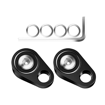 F Fityle Adaptador de Pedal de Bicicleta Aleación de Aluminio Bicicleta Magic Stepper 9/16 Pulgadas Conversión de Cojinete de Pedal para Bicicleta Ped