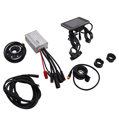Shanrya Kit de Controlador de Bicicleta eléctrica, Controlador de Velocidad de Bicicleta Resistente al Agua, Peso Ligero, Sensible a la protección par