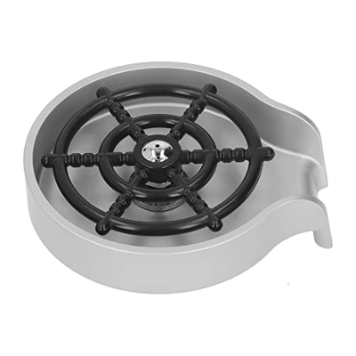 SWOQ Lavadora AutomáTica de Tazas Lavadora a PresióN de Acero Inoxidable ABS para Barra Plata