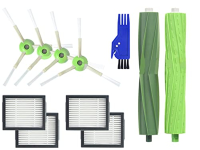 Adjuntos De Kit De Limpieza del Hogar, Kit De Accesorios De Barredora para Irobot Roundba I7 E5 E6 Sweeper Aspuumer, Cepillo Principal