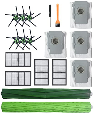 Adjuntos De Kit De Limpieza del Hogar, Kit De Accesorios De Barredora para Aspiradora De Barredora Iroobot S9, Cepillo Principal