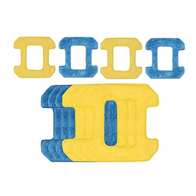 Daweglop Almohadillas de Fregona para Frotar para 268, Robot de Limpieza de Ventanas, Accesorios para Robot, Trapo, Material de Microfibra Premium, Li